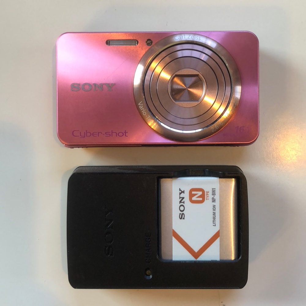 Pink Sony Mini Camera